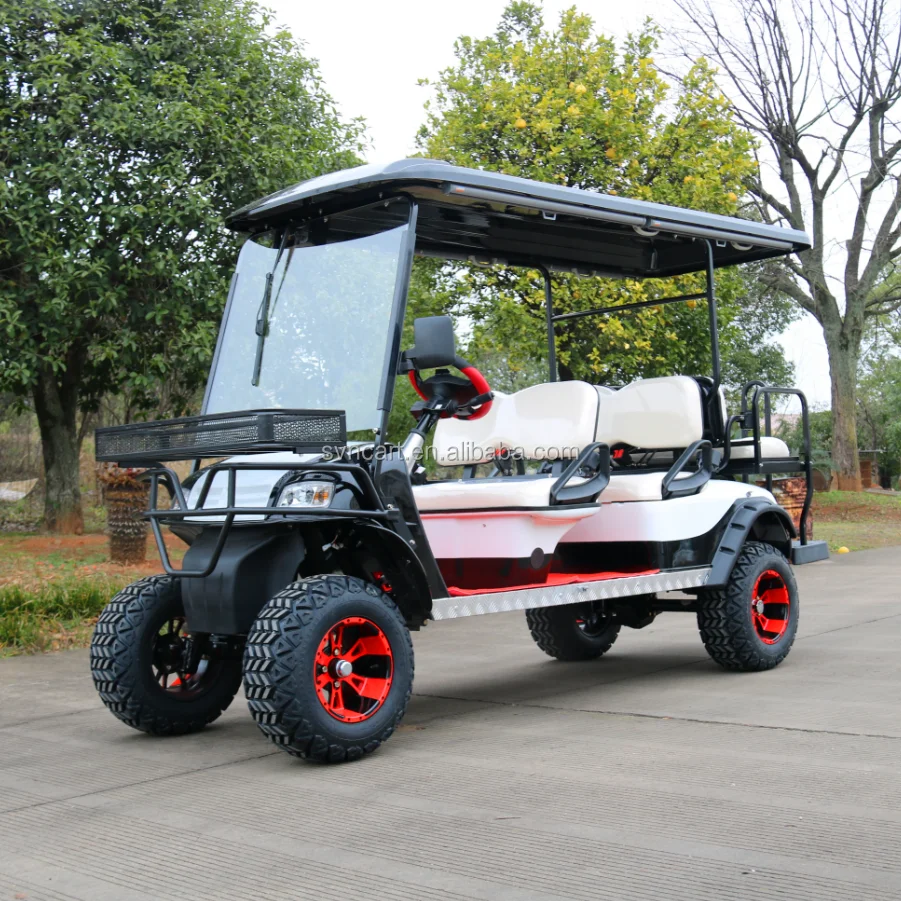 Electric 6 Passenger Hunting Golf Cart With Rain Cover Buy Hot Sale 6