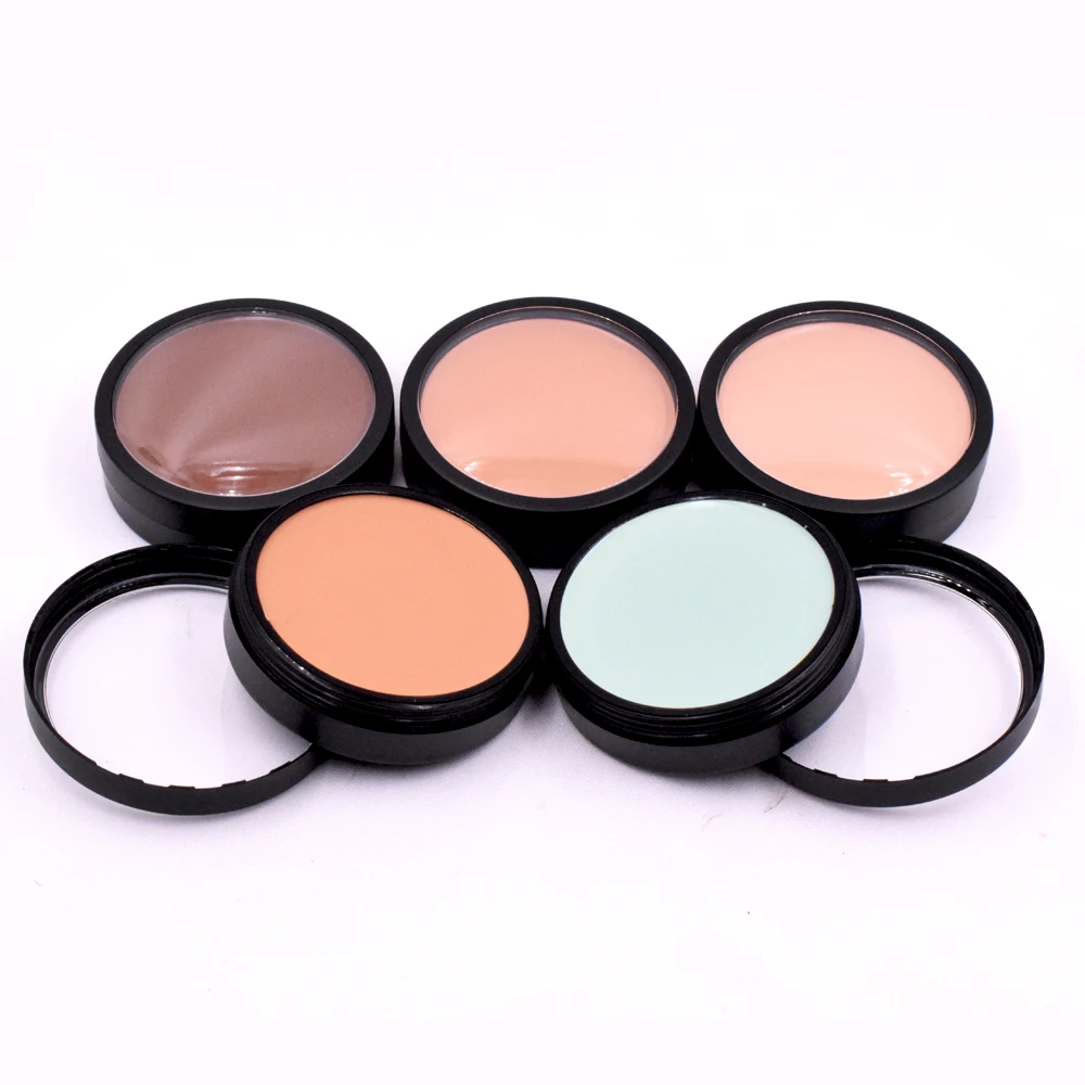

Wholesale Custom Cosmetic Concealer Cream High Coverage Long Lasting Good Quality Concealer, 5 color available