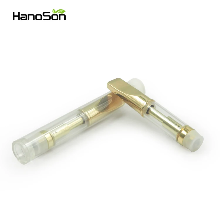Hot selling 510 vape cartridge cbd oil vaporizer metal tip glass cbd cartridge