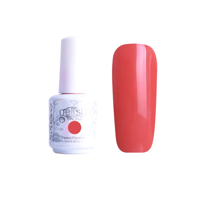 

Guangzhou wholesale nail supplies 15ml OEM logo design high quality soak off uv gel polish, 165 colors