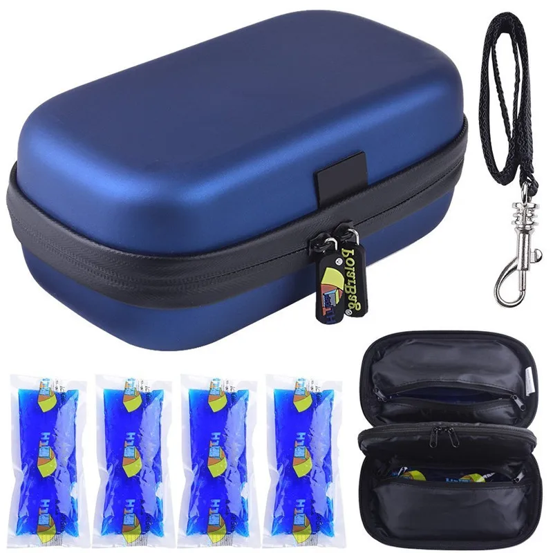 

Medical Insulin Cooler Travel EVA Case Diabetic Organizer carrying case, Design customed