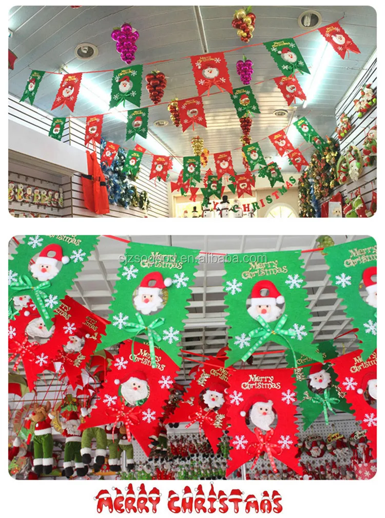 Outdoor Advertising Banner Merry Christmas Decorations Christmas Flag