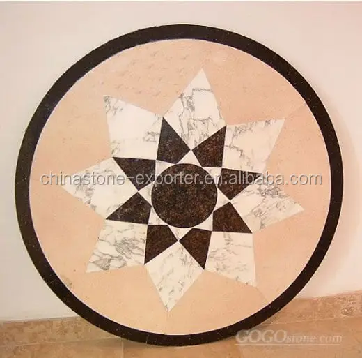 Pavimenti in marmo di confine disegni, fiore design del pavimento ... Nero disegno pavimento