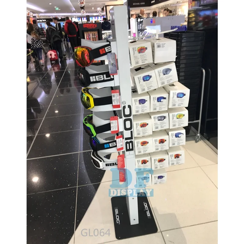 Floor Eyewear Rack Display Stand For Ski Goggles Gl064 Dfdisplay Buy