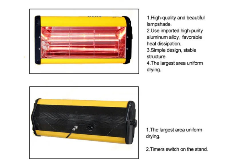 infrared paint dryer,infrared heating lamp,Shortwave Infrared