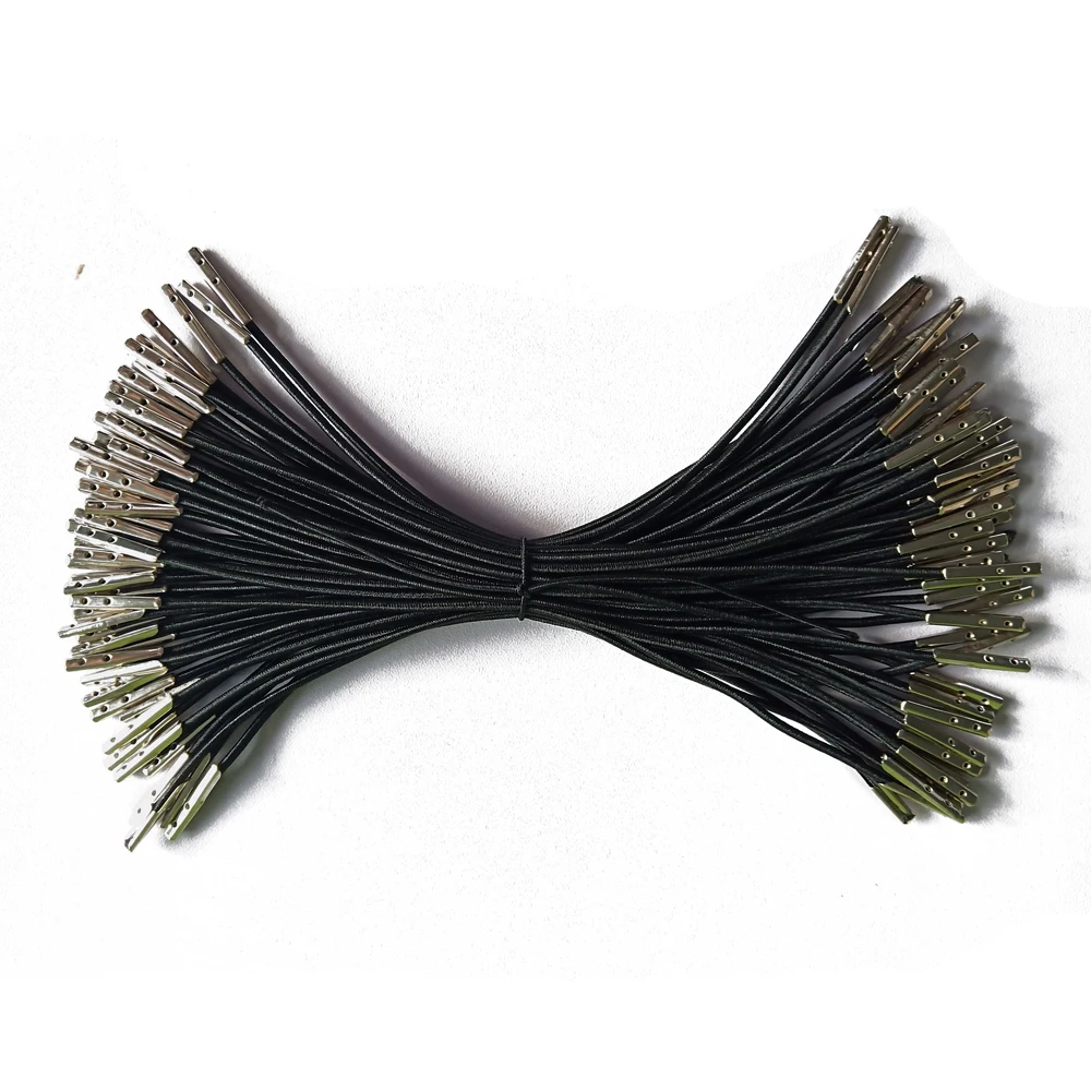 

elastic cord with two metal tips/barb on each end