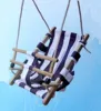 Canvas baby seat wooden Infant swing Garden swing with TUV/ EN71-8