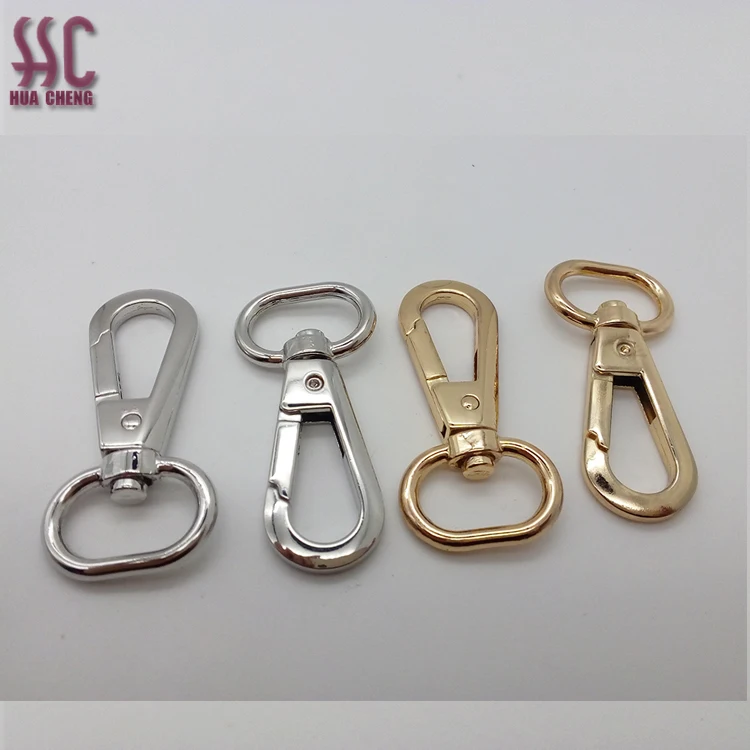 

Nickle color spring dog snap hooks metal swivel dog snap hook