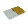 Kitchen Cleaning Scrubber Sponge Scouring with Golden Silver Mesh Pad
