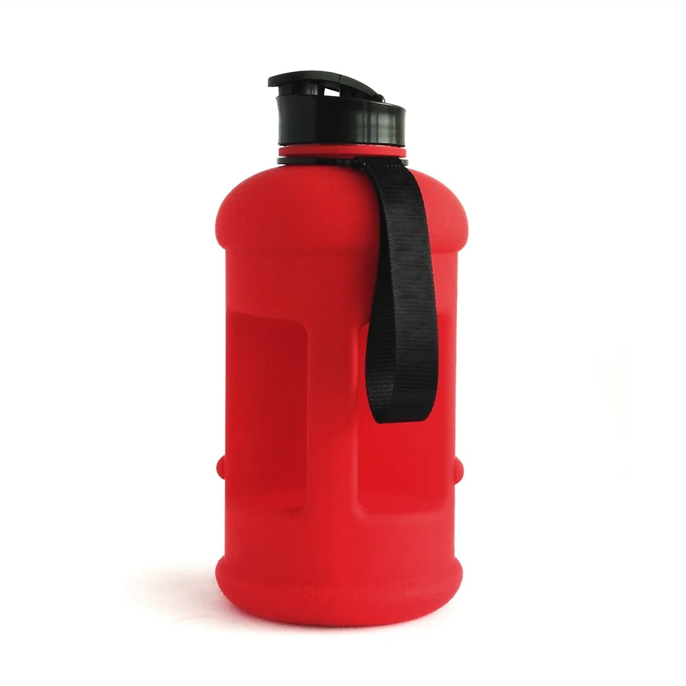 

1.3L/2.2L New Matte PETG Sports Fitness Water Bottle with Handle and Screw Lid BPA Free