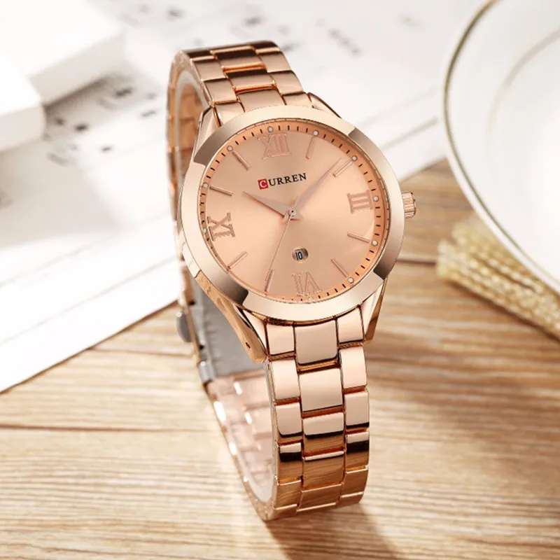 

Curren 9007 Rose Gold Watch Women Watches Ladies Steel Womens Bracelet Watches Female Clock Relogio Feminino Montre Femme