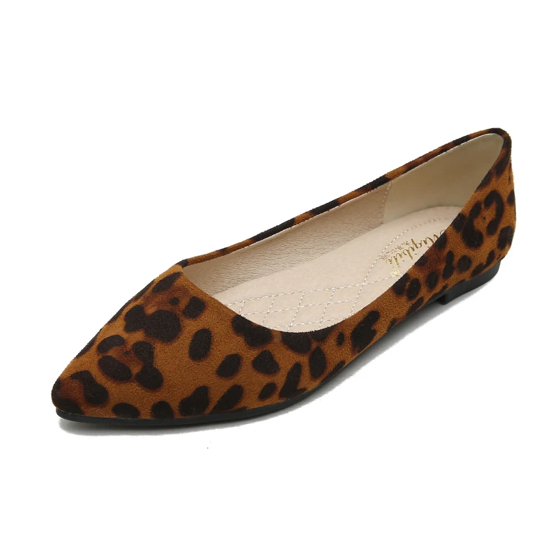 

PU Suede Point Toe Fancy Flat Shoes Ladies Flat Shoes