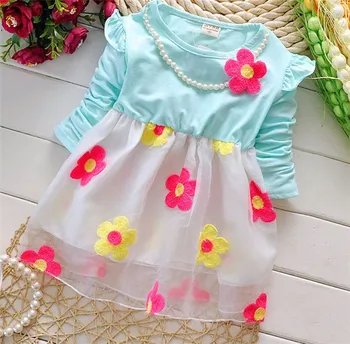 baby dress flower design