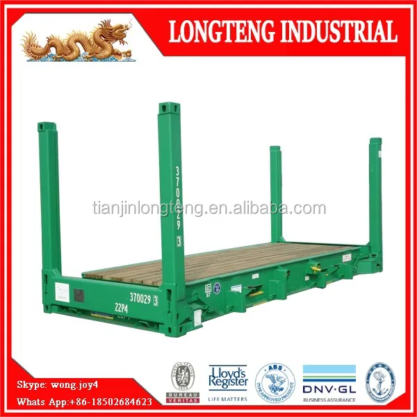 Csc Certified Bolster 20ft 40 Ft Platform Container For Sale Buy 20ft