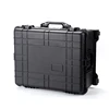 626*495*303mm waterproof wheeled hard plastic waterproof fly box carrying tool case with foam