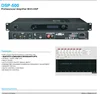 500W DSP Controllable Class-D Power Amplifier