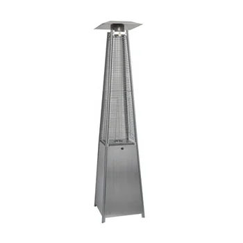 Stainless Steel Gl Square Pyramid Gas Patio Heater Stainless Steel Gl Square