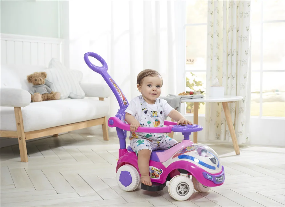 pink push car for toddlers