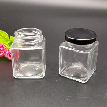 10 Gallon Gl Mason Jar Square Base Black Lid 10 Gallon Gl Mason Jar Square Base Black Lid