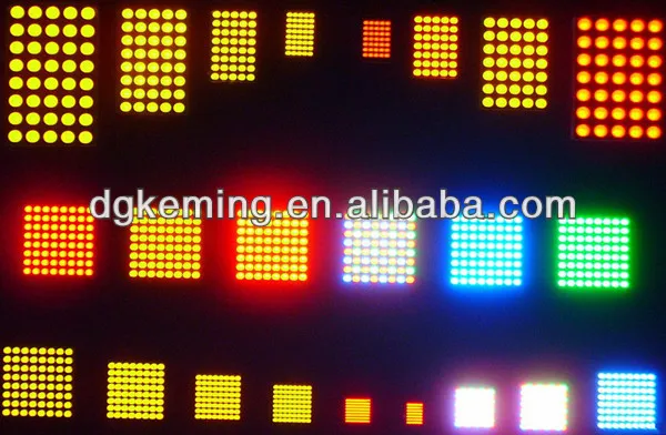 Dot matrix 5*7 5mm 5x7 array fym-20571a/bur dot matrix 5*7 2