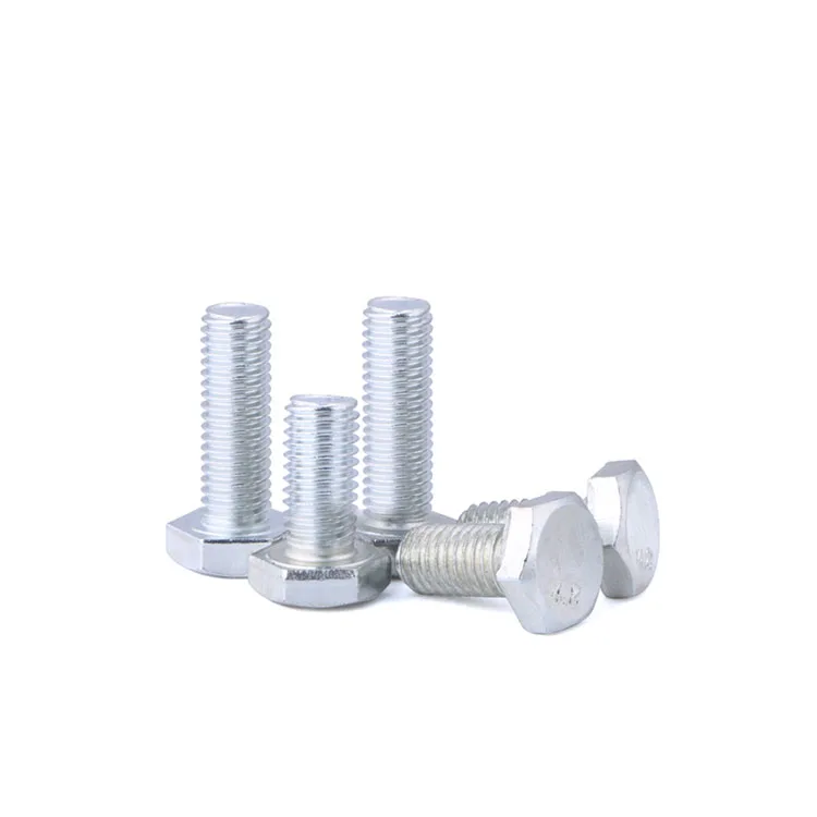 
Metric steel hex screw din 933 M1.6-M14 class 4.8 6.8 