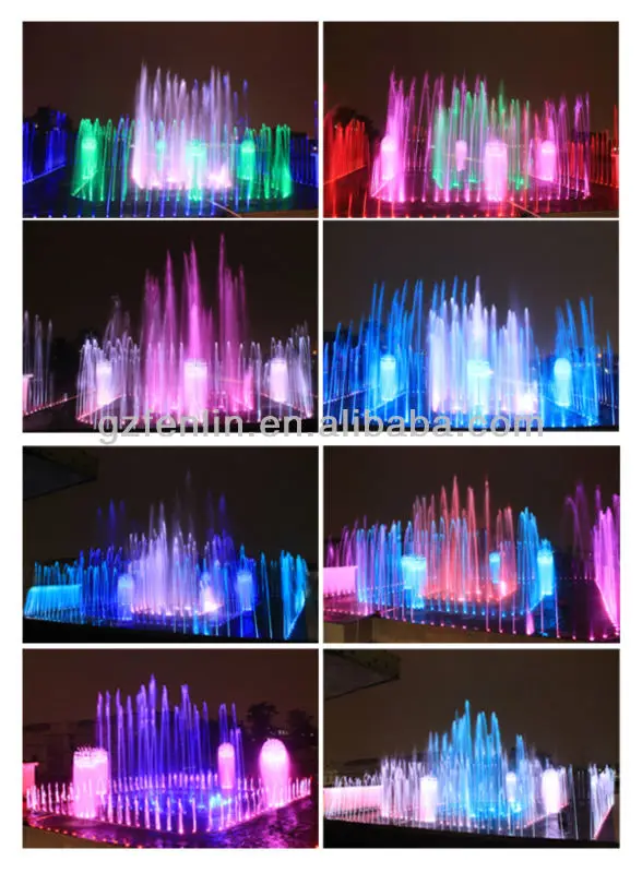 Professional Make Outdoor Colorful Musical Dancing Water Fountain Price