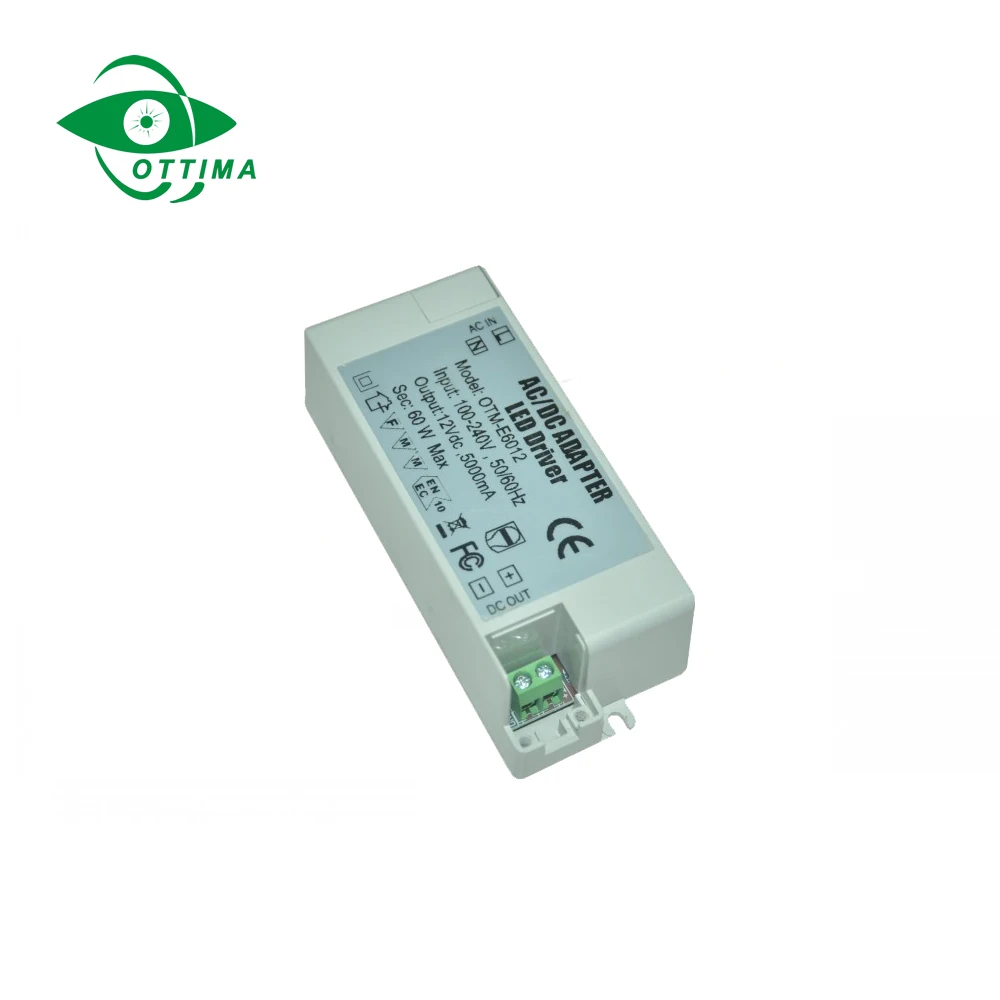 
Factory 24w 12 Volt Led Driver For Led Strip Light Plastic Case Power Supply For Led Neon Ac Dc Led Transformer For Led Light 