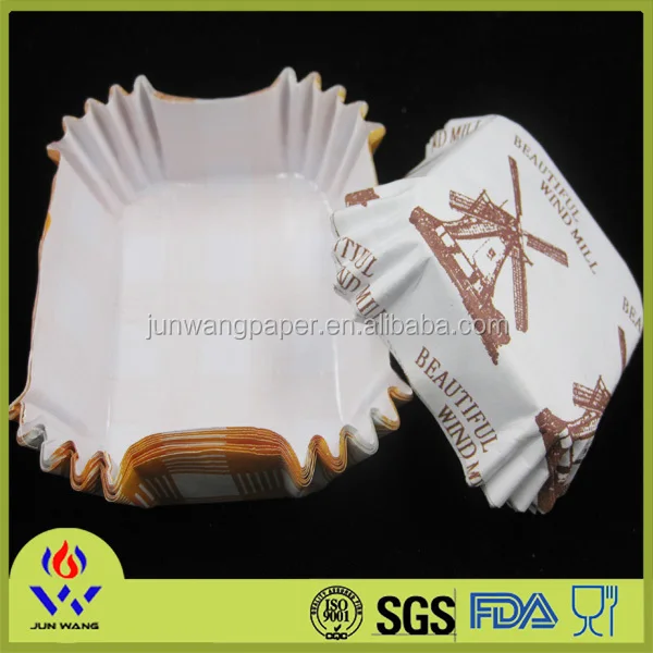 
Direct buy China square shape paper cupcake liner 