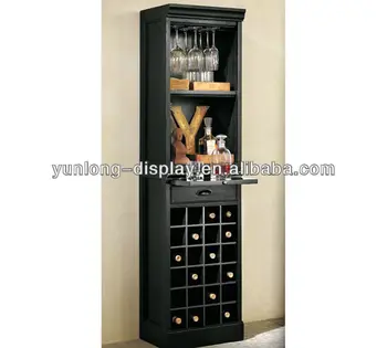 Wood Racks Wine Shelf Corner Wine Cabinet Grid Tower With