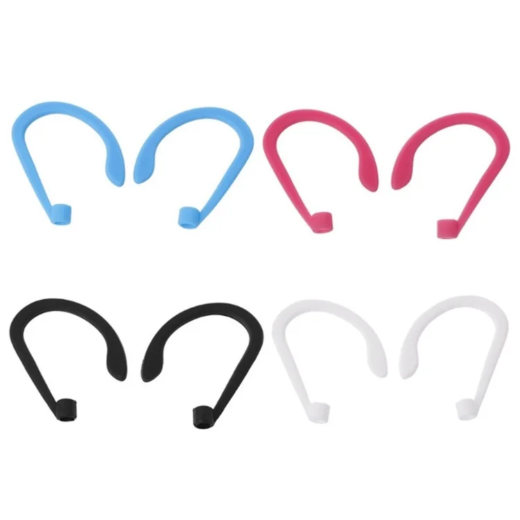 1 Pair Sports Anti-Lost Silicone Earhook Holder For Apple AirPods