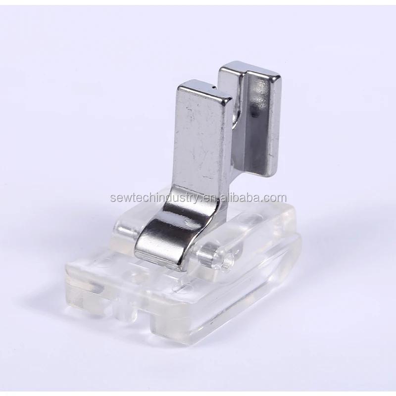 Low Hinged Invisible Zipper Presser Foot For Singe Domestic Sewing