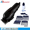 Salon Equipment Professional Rechargeable Adult/Child/Baby Hair Trimmer/Clipper/Remover with 5 attachments, Clean Brush, Oil