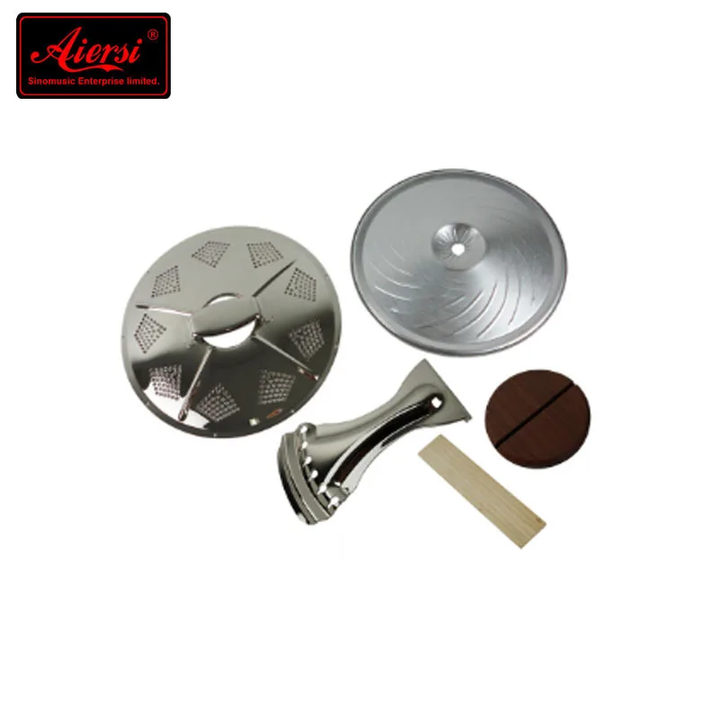 

Wholesale price Aiersi brand Resonator guitar parts biscult and coverplate Cone tailpiece