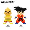 silicon cartoon character go-ku usb flash drives 16gb 8gb memory sticks usb pen drive 32gb 64gb 128gb cute usb flash drive