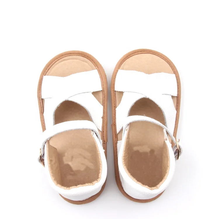 
Wholesale Genuine Leather Baby Shoes Summer Sandals Infant Shoes 