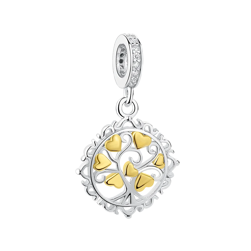 

Jewelry Making Supplies Tree of Life DIY Pendant Charms Heart Shape Beads For Bracelet & Necklaces Jewelry making Women Gifts