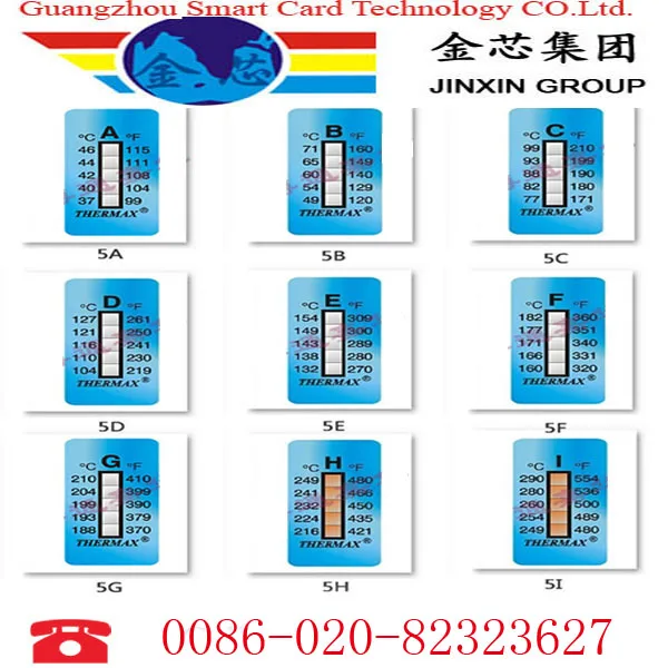 Hot Sale Self Adhesive Temperature Indicator Label Buy Self Adhesive