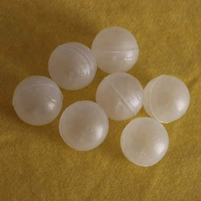 white plastic balls