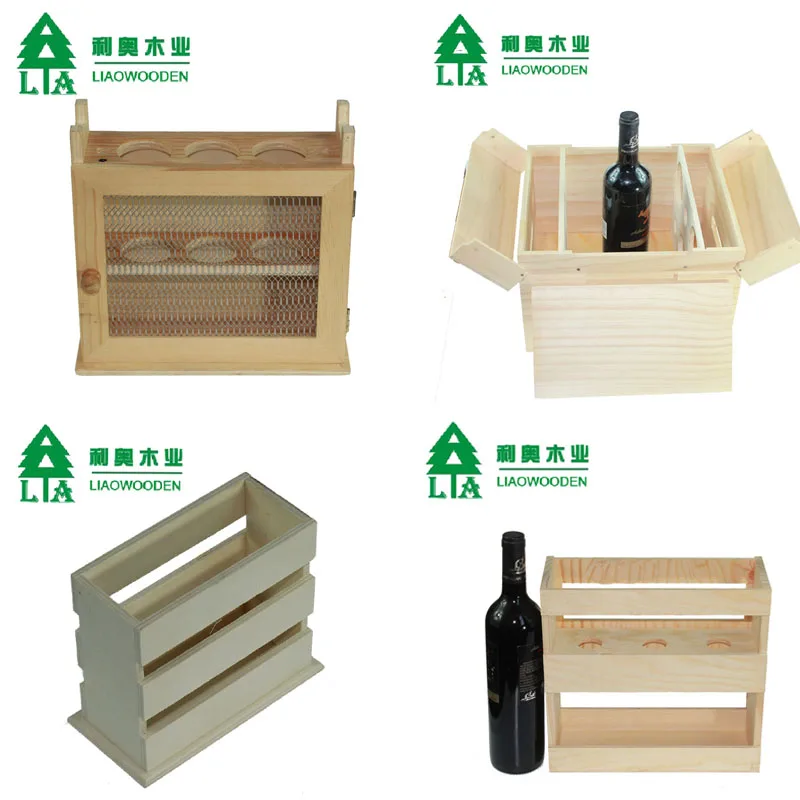 China manufacturer wooden wine box single