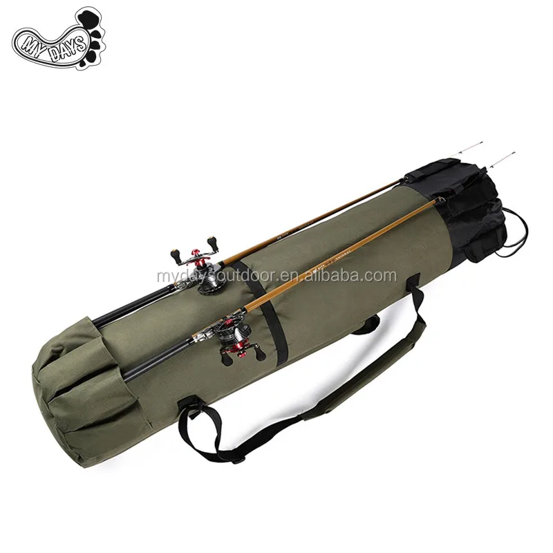 

Heavy Duty Outdoor Fishing Rod Case Organizer Bag, Army green