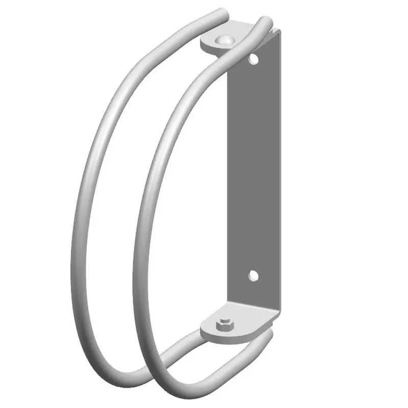 

post-mounted steel bike parking rack or display racks with Dacromet finishing, Customized color