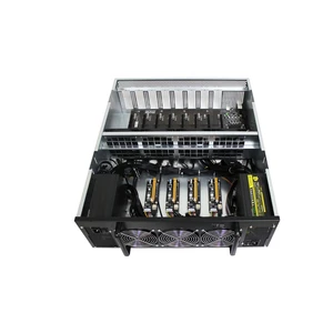 12 GPU Ethereum Bitcoin Mining Rig Machine