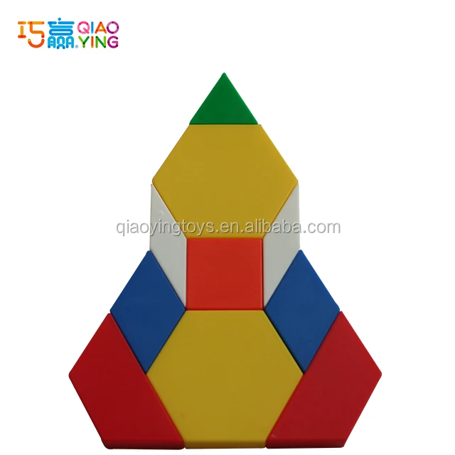 
Pattern Blocks, Fine Motor Skills Educational Kids Toys, Fun and Easy Learning Play Set 