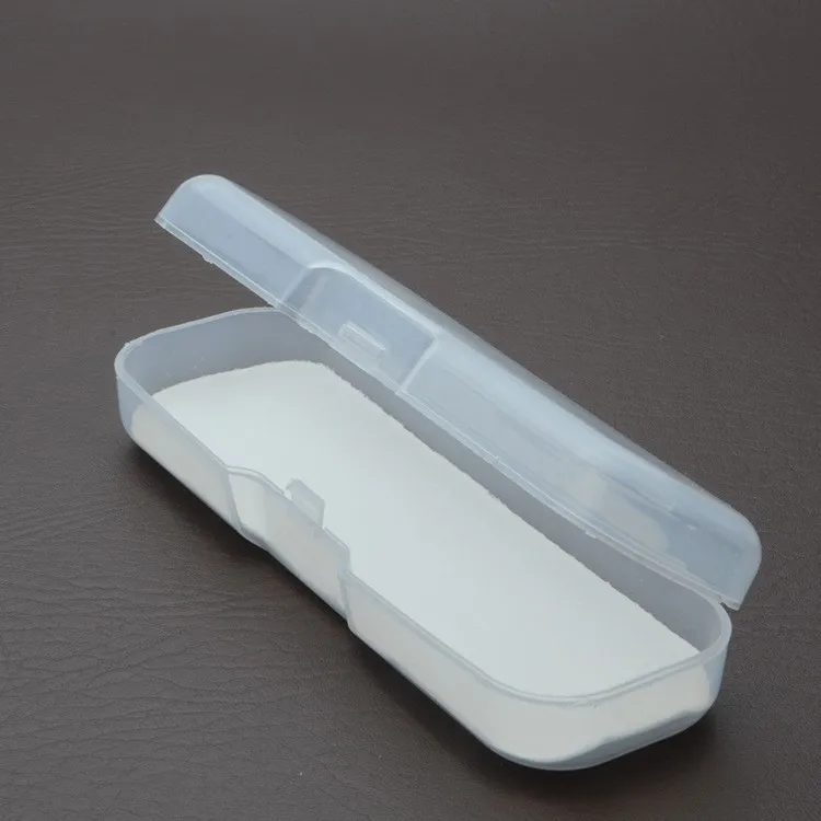 Durable Press Button Closure Clear Eyeglass Sunglasses Case,New Style