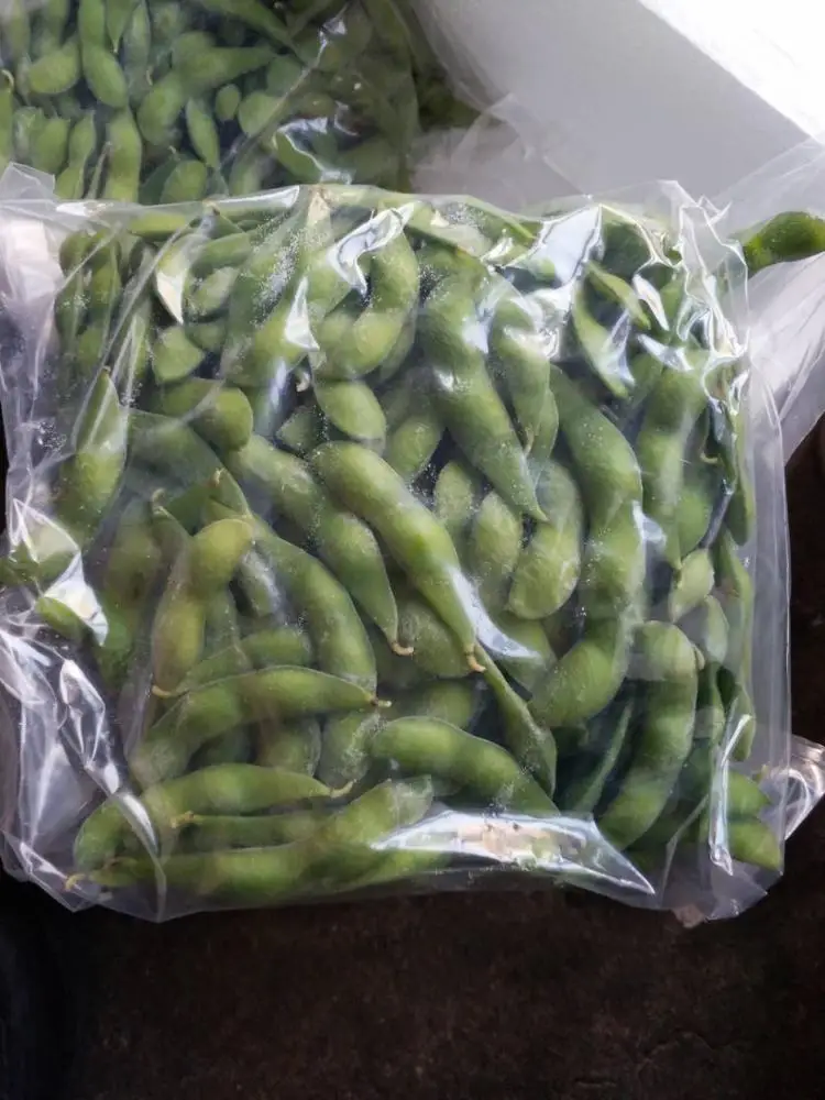 
IQF frozen salted frozen edamame/soyabeans KOSHER certificate 