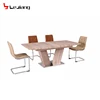 Free Sample 12 6 Malaysian Wood Arabic Style Spanish Neo Classic Morden Sets Dining Table With Chairs