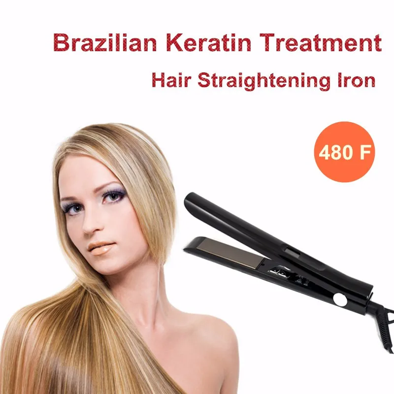 Instant Heatup 470f Titanium Plancha Brazilian Flat Iron Hair