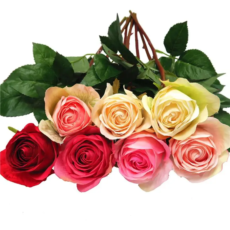 20" english rose silk rose high quality artificial rose soft