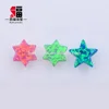 10mm Star Shape Blue Color Synthetic Wholesale Opal