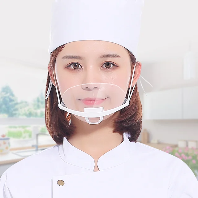 
Protective Food Processing Healthcare Industry Plastic Face Mask With Logo 